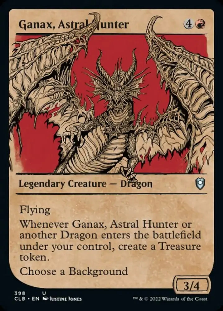Ganax Astral Hunter (Showcase) [Commander Legends: Battle for Baldur’s Gate] - MTG Single