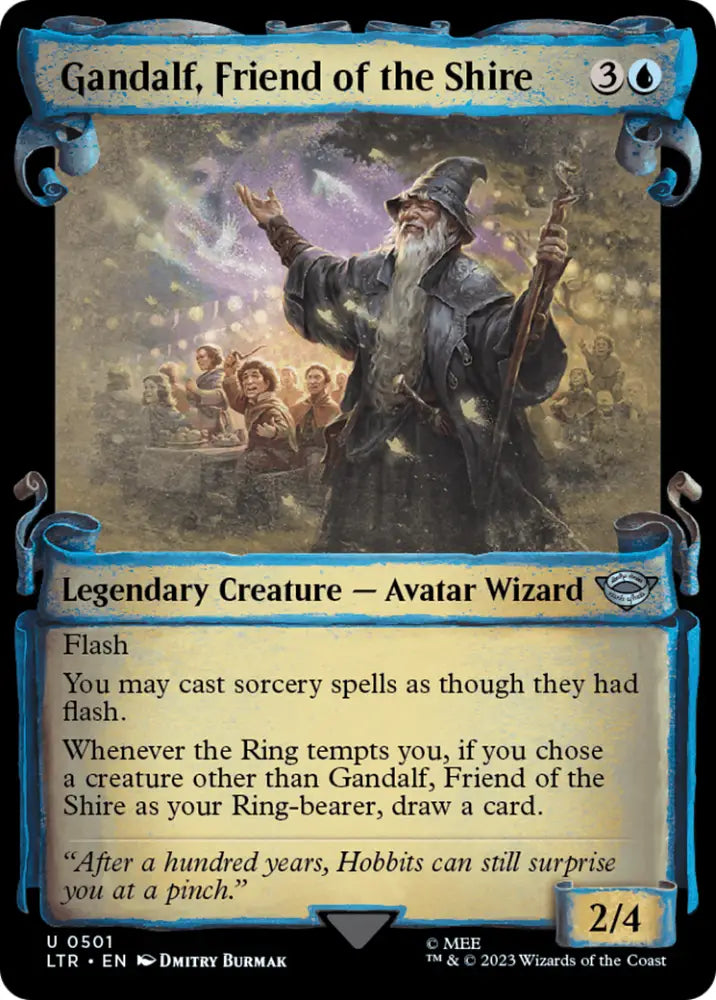 Gandalf Friend of the Shire [The Lord of the Rings: Tales of Middle-Earth Showcase Scrolls] - MTG Single