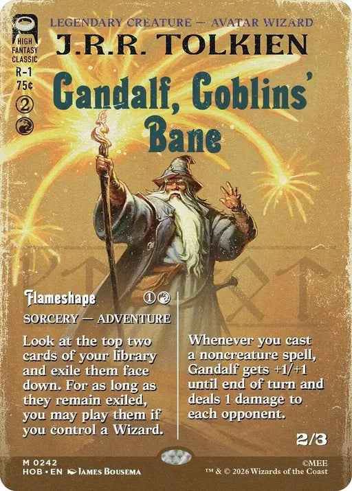 Gandalf, Goblins' Bane (Borderless) (242) [The Hobbit]