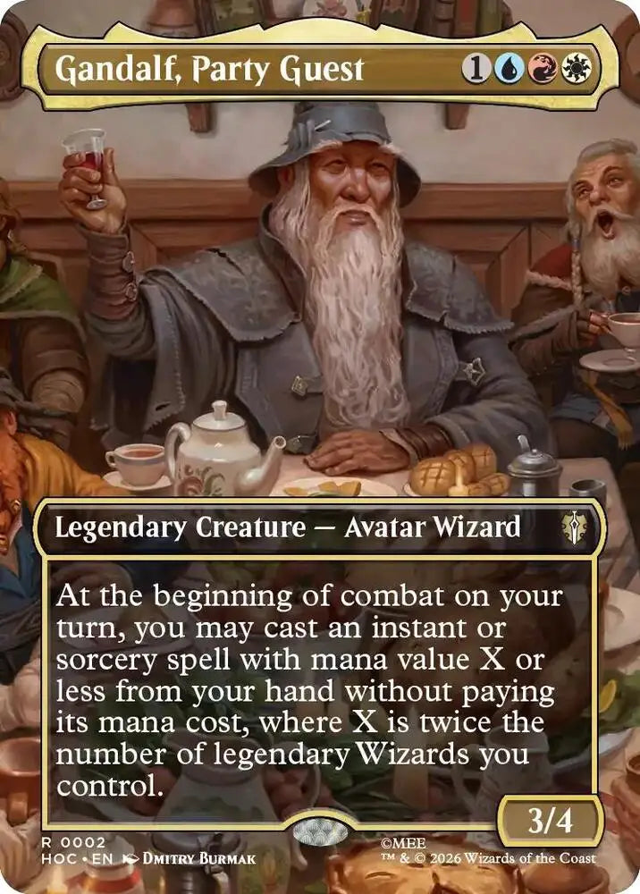 Gandalf, Party Guest (Borderless) (2) [The Hobbit: Eternal-Legal]