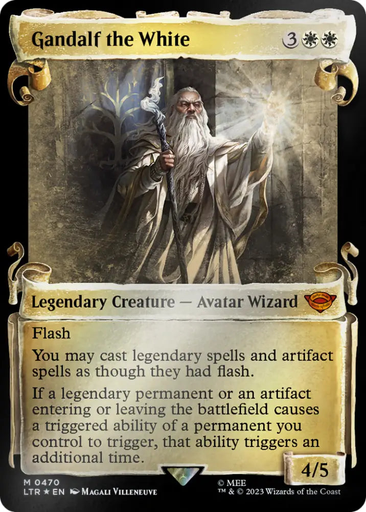 Gandalf the White [The Lord of the Rings: Tales of Middle-Earth Showcase Scrolls] - MTG Single