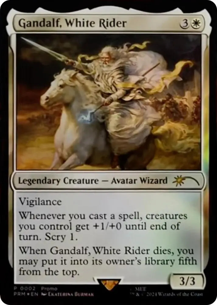 Gandalf White Rider [Resale Promos] - MTG Single