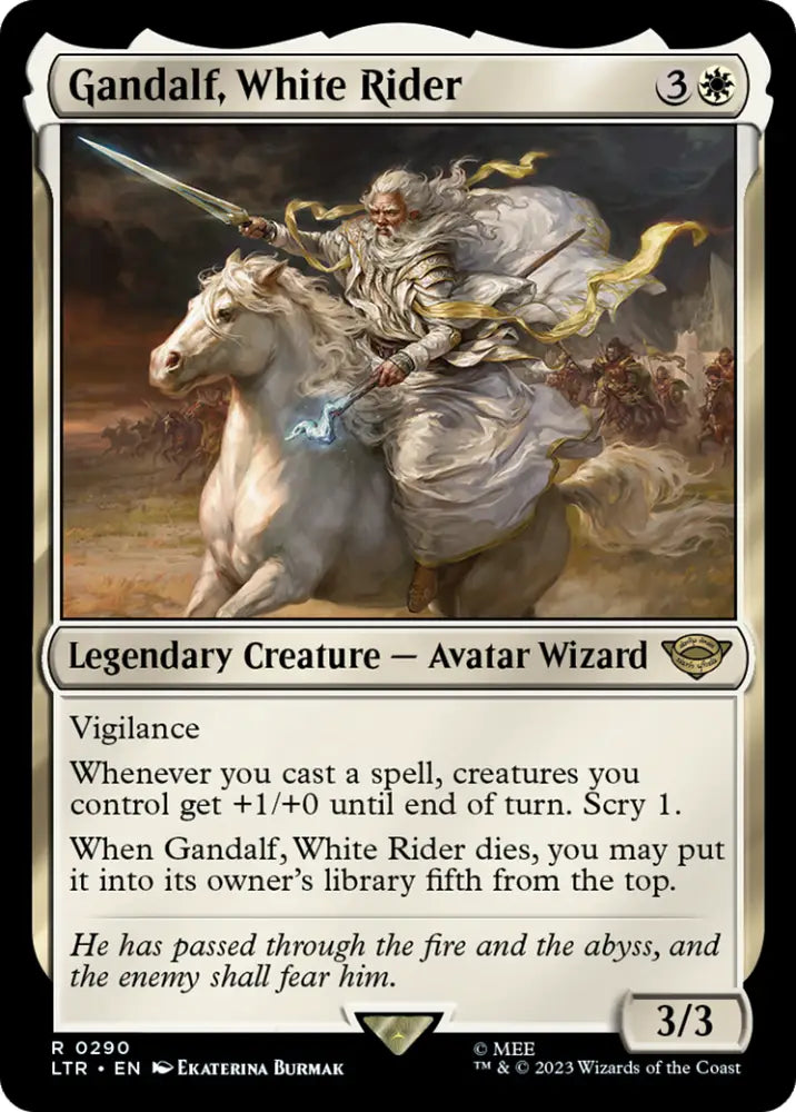 Gandalf White Rider [The Lord of the Rings: Tales of Middle-Earth] - MTG Single