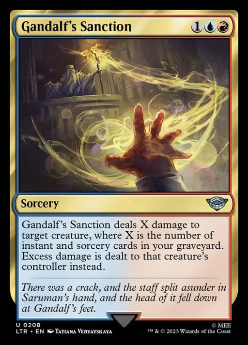 Gandalf’s Sanction [The Lord of the Rings: Tales of Middle-Earth] - MTG Single