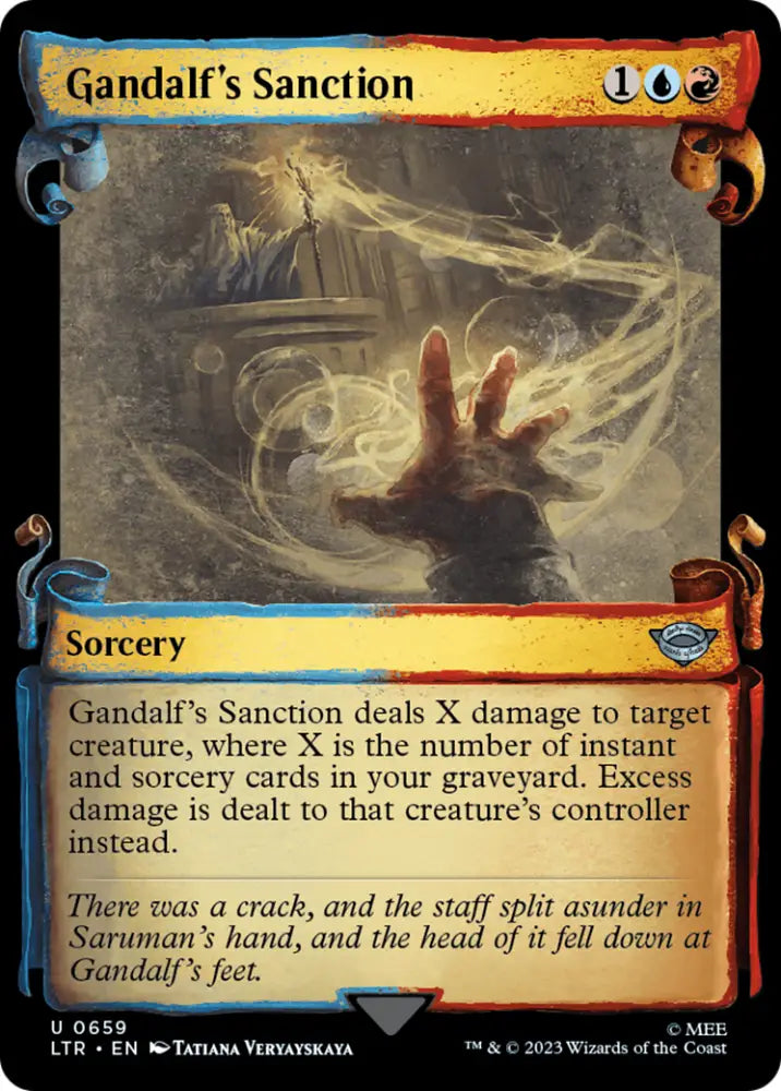 Gandalf’s Sanction [The Lord of the Rings: Tales of Middle-Earth Showcase Scrolls] - MTG Single
