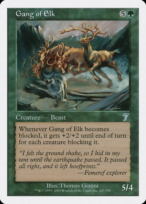 Gang of Elk [Seventh Edition] - MTG Single