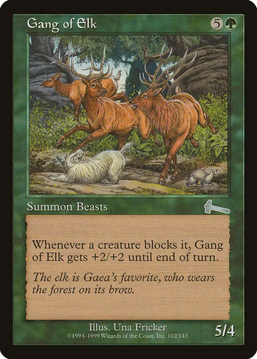Gang of Elk [Urza’s Legacy] - MTG Single