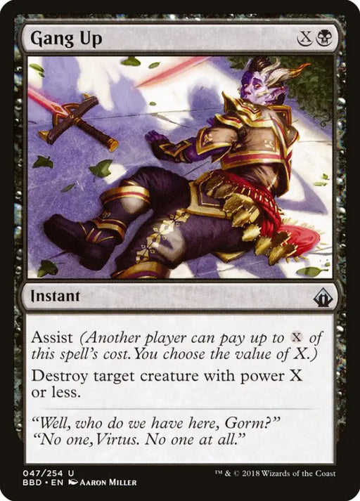 Gang Up [Battlebond] - MTG Single