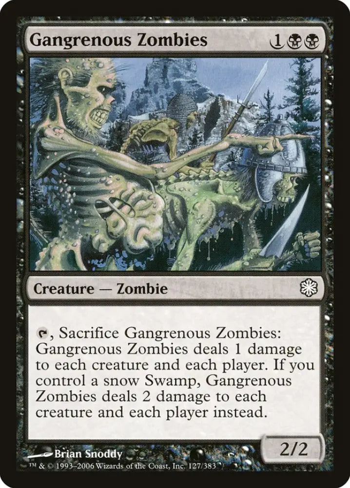 Gangrenous Zombies [Coldsnap Theme Decks] - MTG Single