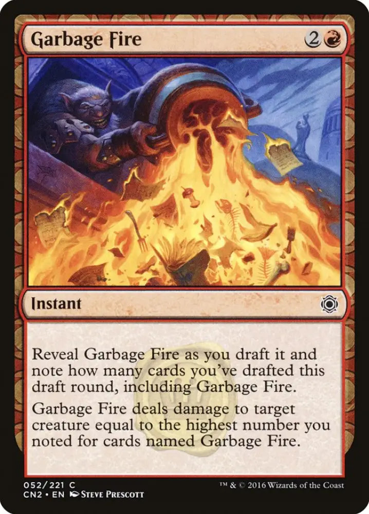 Garbage Fire [Conspiracy: Take the Crown] - MTG Single