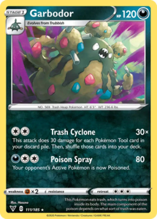 Garbodor (111/185) [Sword & Shield: Vivid Voltage] - Pokemon Single