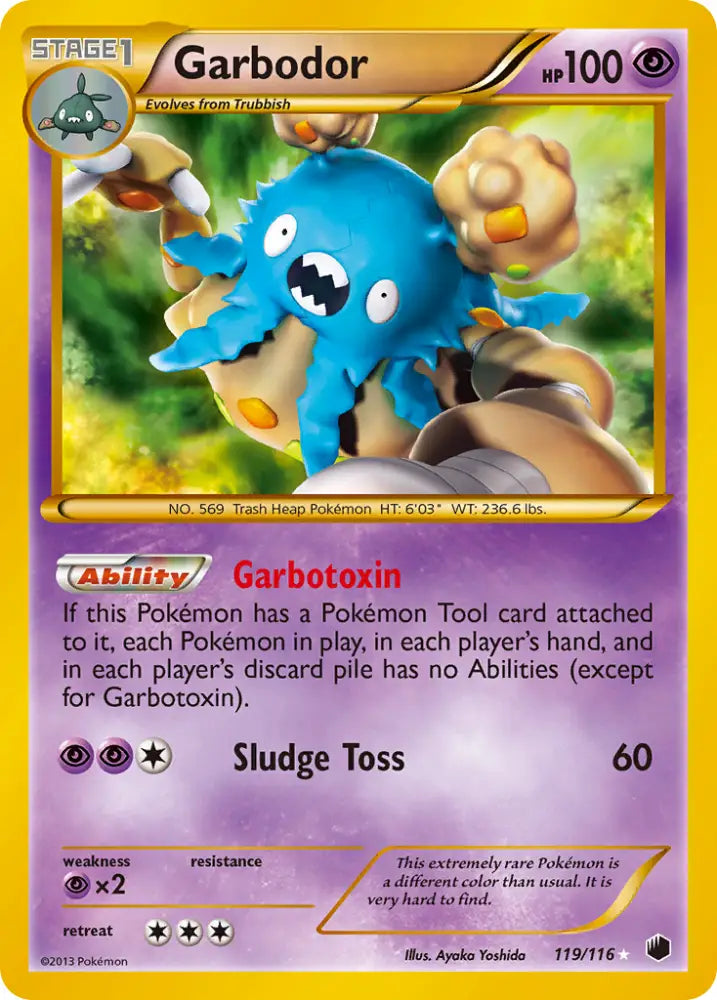Garbodor (119/116) [Black & White: Plasma Freeze] - Pokemon Single