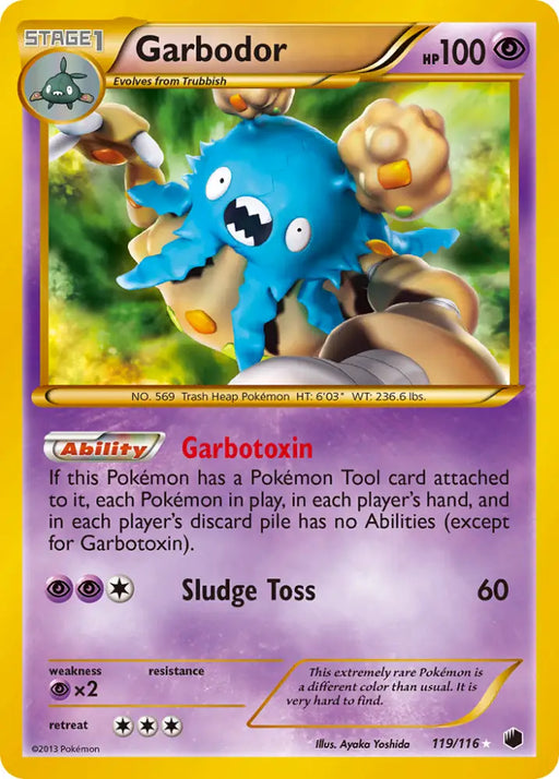 Garbodor (119/116) [Black & White: Plasma Freeze] - Pokemon Single