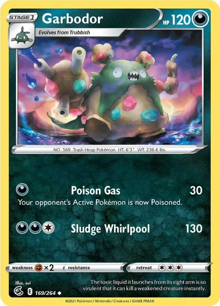 Garbodor (169/264) [Sword & Shield: Fusion Strike] - Pokemon Single
