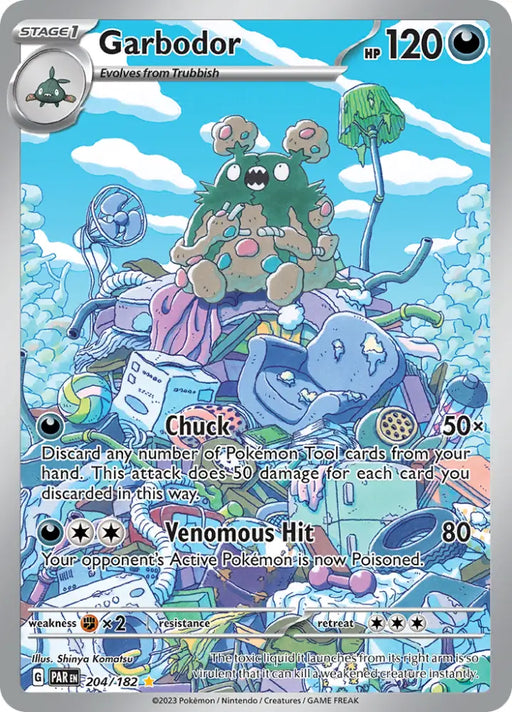 Garbodor (204/182) [Scarlet & Violet: Paradox Rift] - Pokemon Single