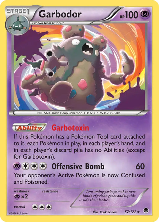 Garbodor (57/122) [XY: BREAKpoint] - Pokemon Single