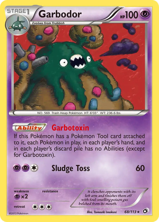 Garbodor (68/113) [Black & White: Legendary Treasures] - Pokemon Single