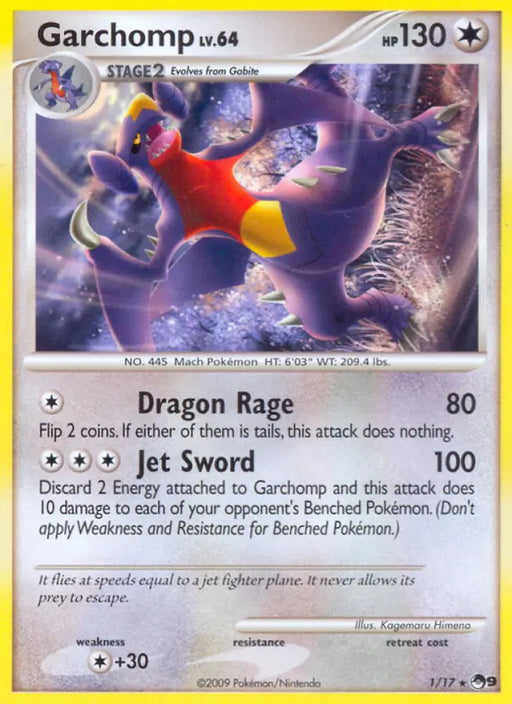 Garchomp (1/17) [POP Series 9] - Pokemon Single
