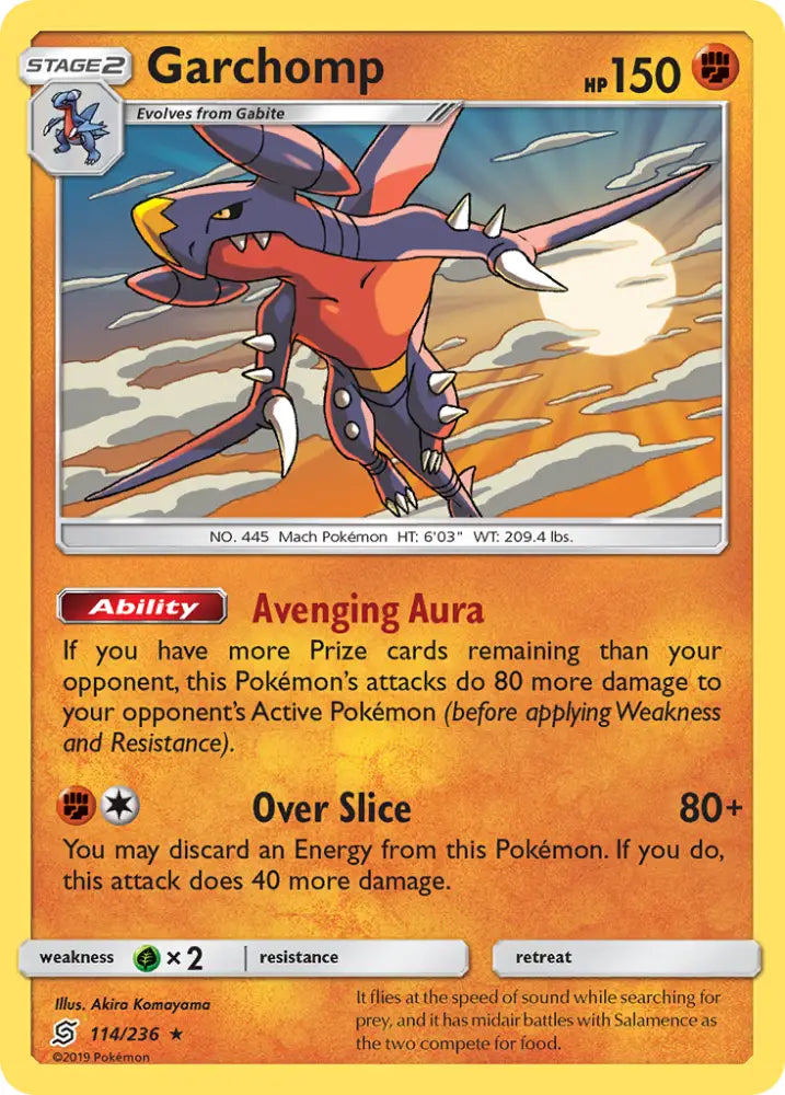 Garchomp (114/236) [Sun & Moon: Unified Minds] - Pokemon Single