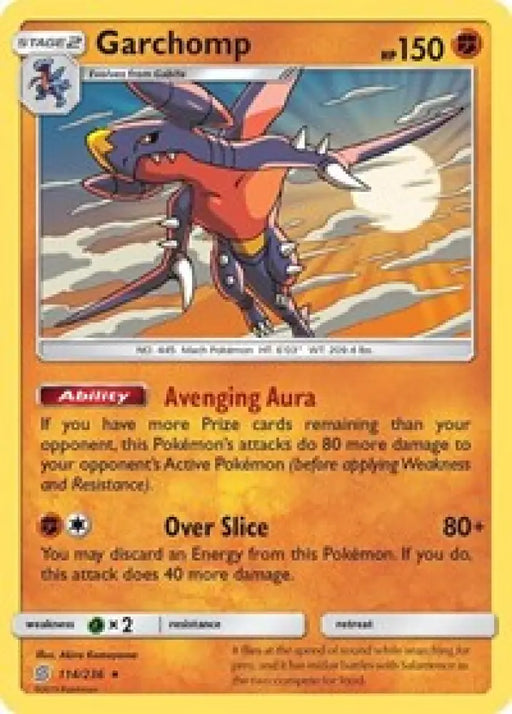 Garchomp (114/236) (Theme Deck Exclusive) [Sun & Moon: Unified Minds] - Pokemon Single