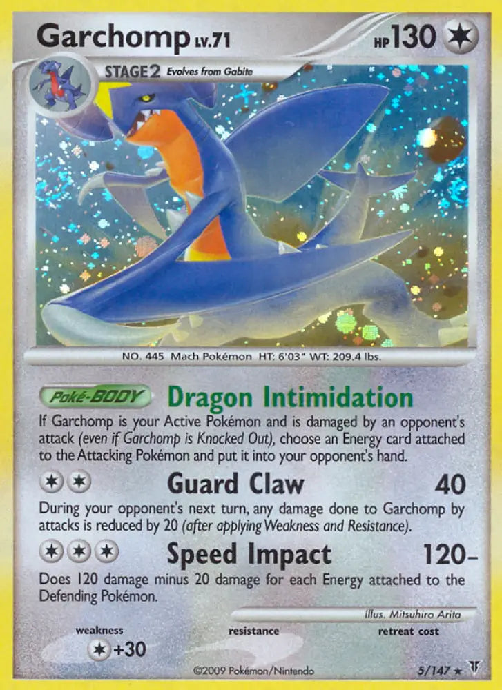 Garchomp (5/147) [Platinum: Supreme Victors] - Pokemon Single