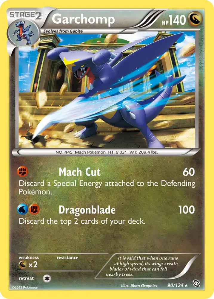 Garchomp (90/124) [Black & White: Dragons Exalted] - Pokemon Single