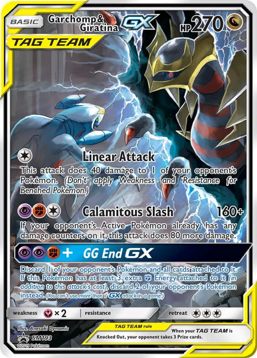 Garchomp & Giratina GX (SM193) [Sun & Moon: Black Star Promos] - Pokemon Single