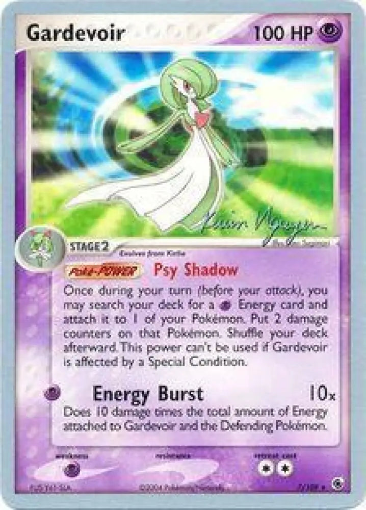 Gardevoir (7/109) (Team Rushdown - Kevin Nguyen) [World Championships 2004] - Pokemon Single