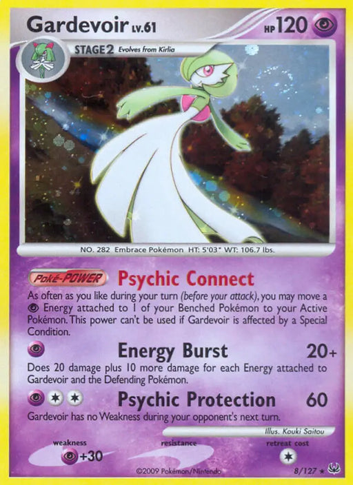 Gardevoir (8/127) (Theme Deck Exclusive) [Platinum: Base Set] - Pokemon Single