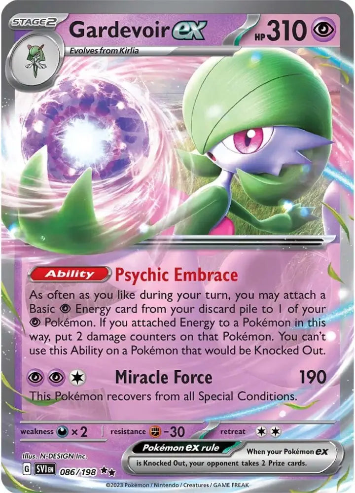 Gardevoir ex (086/198) [Scarlet & Violet: Base Set] - Pokemon Single