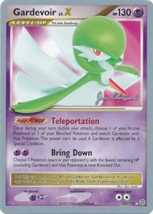Gardevoir LV.X (131/132) (Psychic Lock - Jason Klaczynski) [World Championships 2008] - Pokemon Single