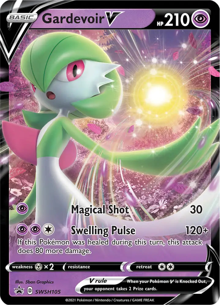 Gardevoir V (SWSH105) [Sword & Shield: Black Star Promos] - Pokemon Single