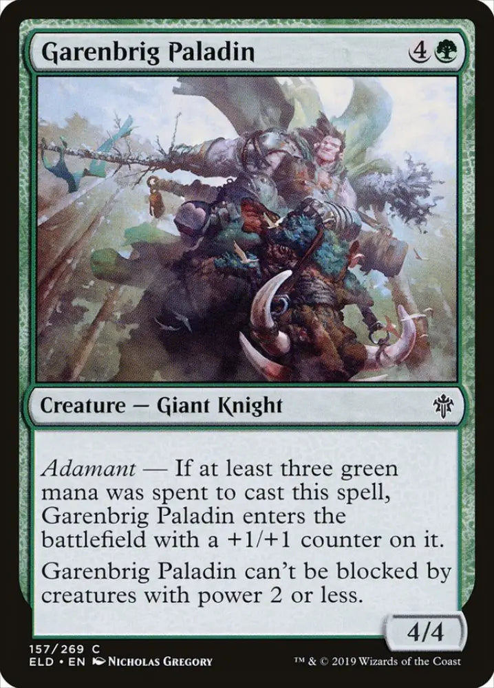 Garenbrig Paladin [Throne of Eldraine] - MTG Single