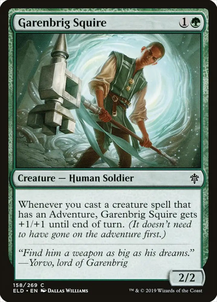 Garenbrig Squire [Throne of Eldraine] - MTG Single