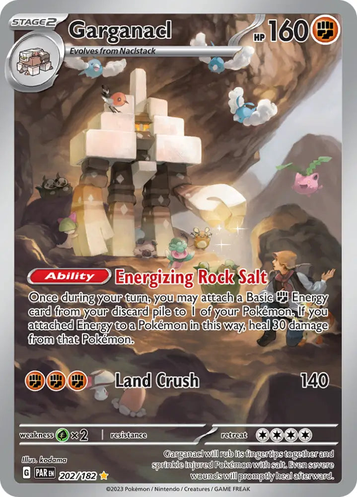 Garganacl (202/182) [Scarlet & Violet: Paradox Rift] - Pokemon Single