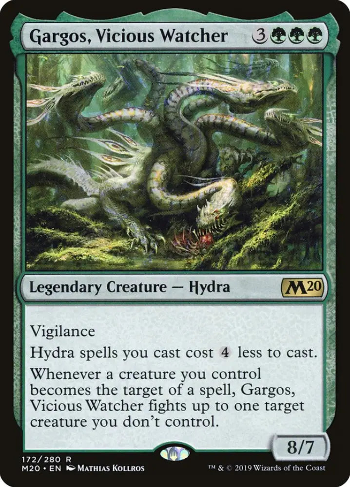 Gargos Vicious Watcher [Core Set 2020] - MTG Single