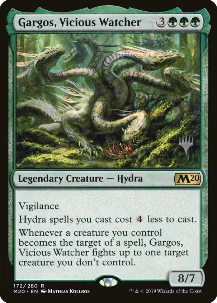 Gargos Vicious Watcher (Promo Pack) [Core Set 2020 Promos] - MTG Single