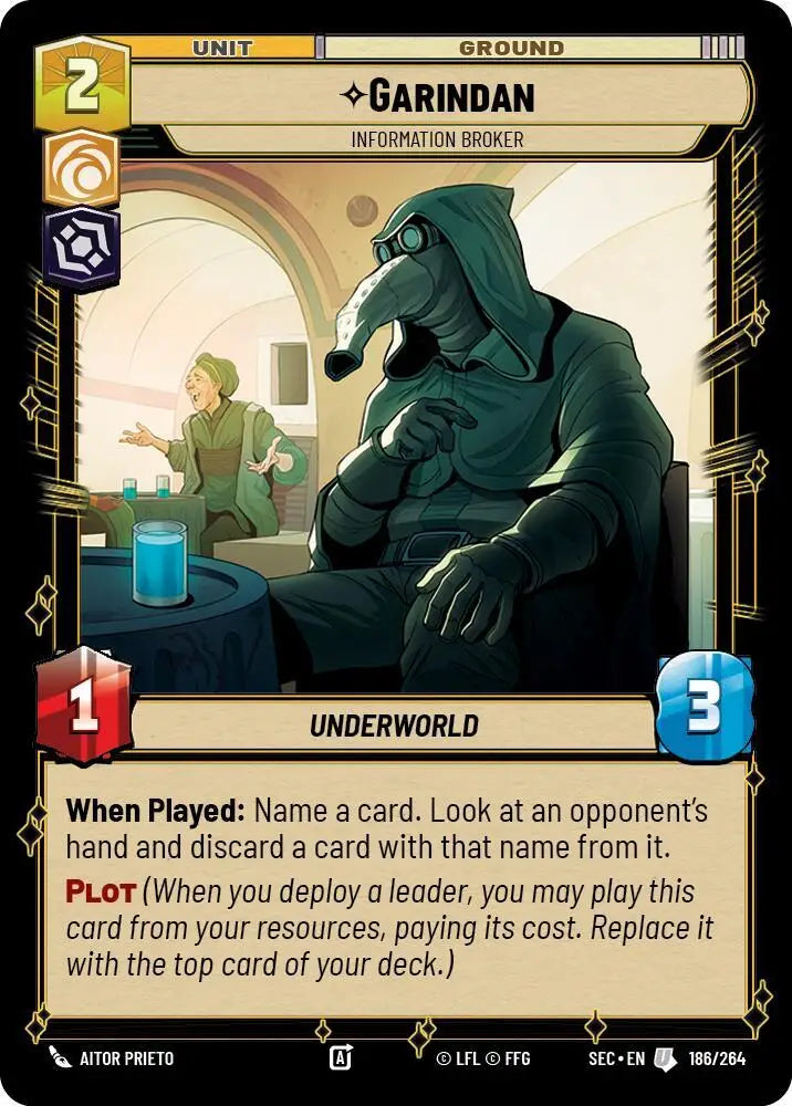 Garindan - Information Broker (186/264) [Secrets of Power]