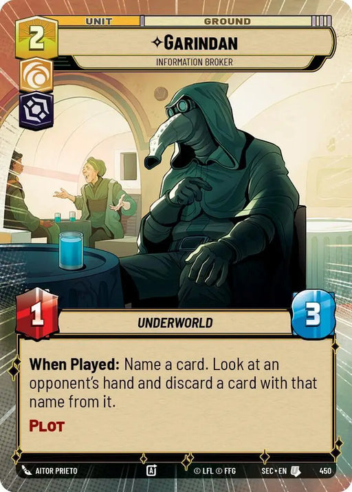 Garindan - Information Broker (Hyperspace) (450) [Secrets of Power]