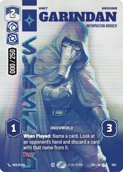 Garindan - Information Broker (Serialized) (1160) [Secrets of Power]