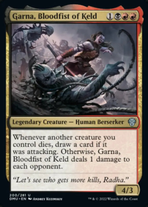 Garna Bloodfist of Keld [Dominaria United] - MTG Single