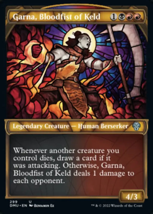 Garna Bloodfist of Keld (Showcase) [Dominaria United] - MTG Single