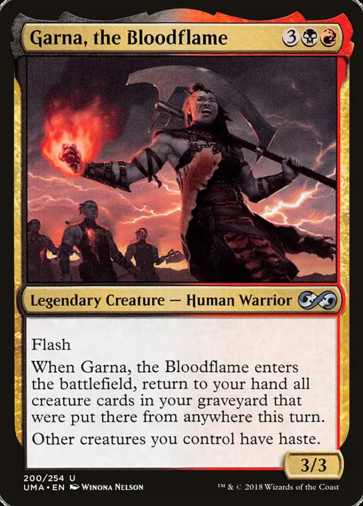 Garna the Bloodflame [Ultimate Masters] - MTG Single