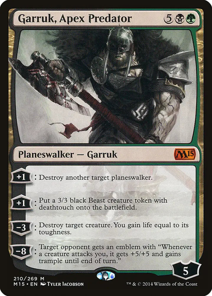 Garruk Apex Predator [Magic 2015] - MTG Single