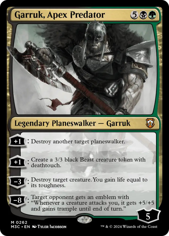 Garruk Apex Predator [Modern Horizons 3 Commander] - MTG Single