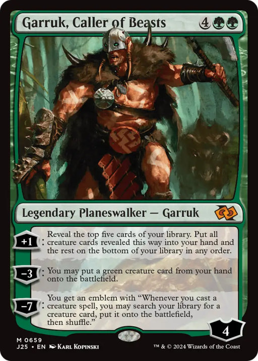 Garruk Caller of Beasts [Foundations Jumpstart] - MTG Single