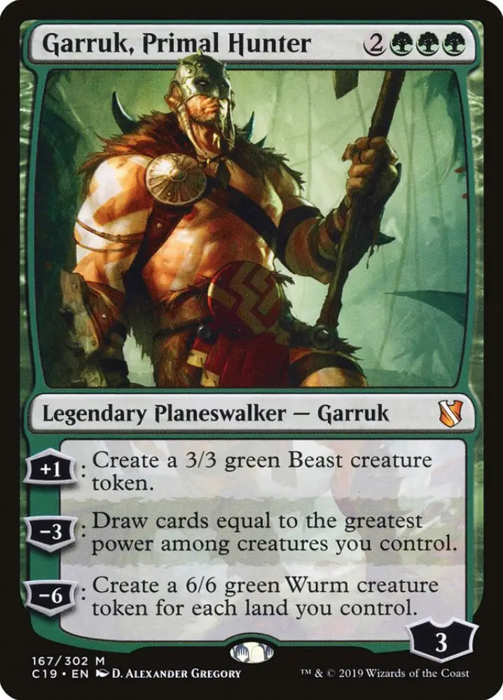 Garruk Primal Hunter [Commander 2019] - MTG Single