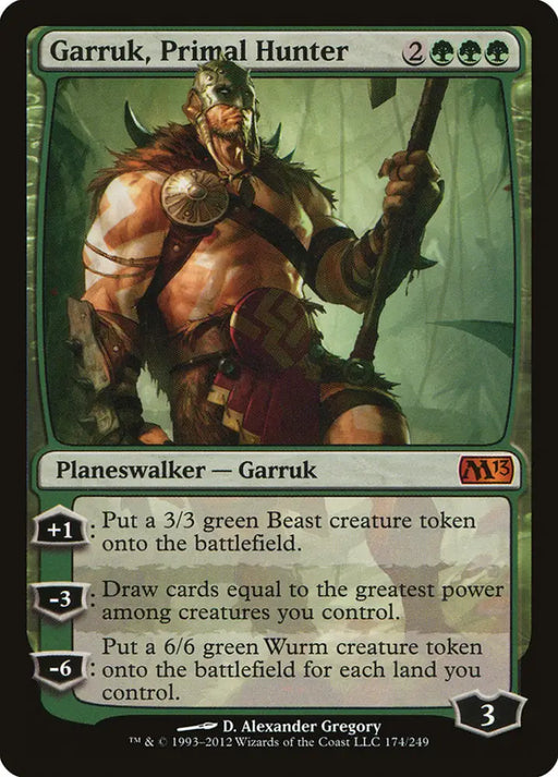 Garruk Primal Hunter [Magic 2013] - MTG Single