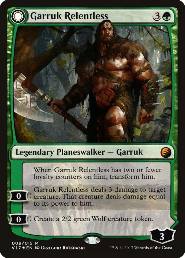 Garruk Relentless // Garruk the Veil-Cursed [From the Vault: Transform] - MTG Single