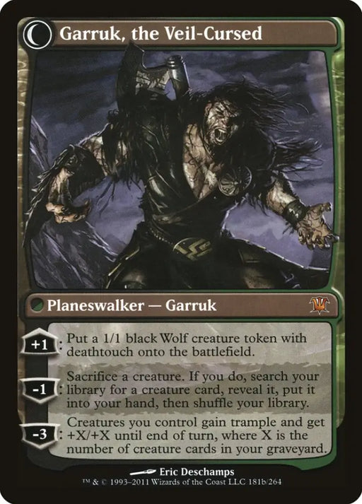 Garruk Relentless // Garruk the Veil-Cursed [Innistrad] - MTG Single